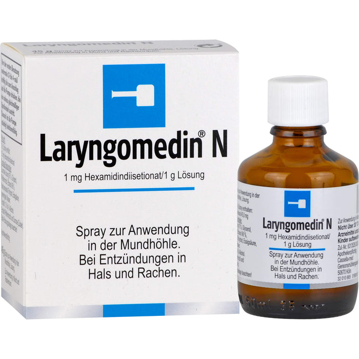 Laryngomedin N Spray bei Entzündungen in Hals und Rachen, 45 g Solution