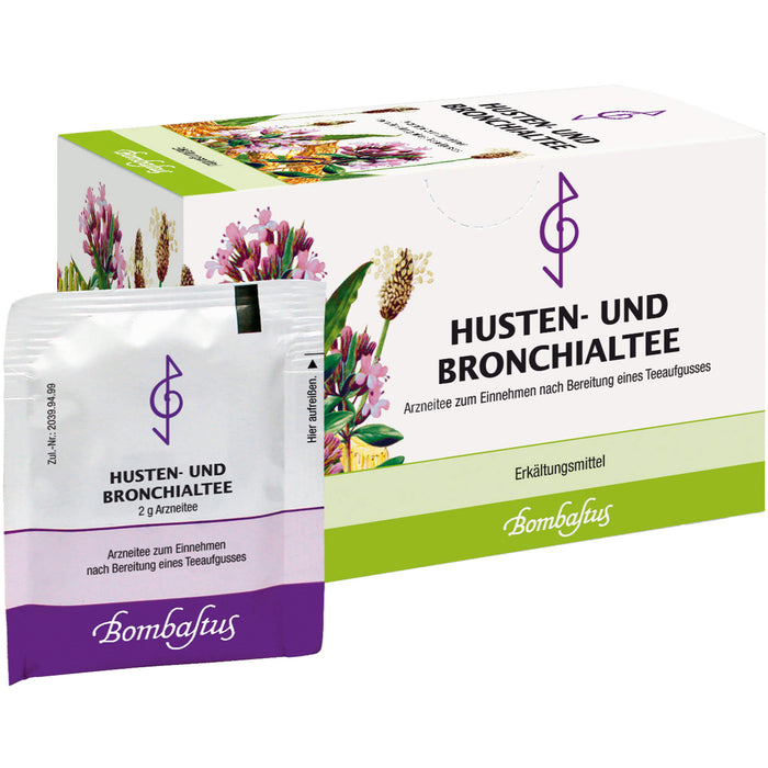 Bombastus Husten- und Bronchialtee Erkältungsmittel, 20 St. Filterbeutel