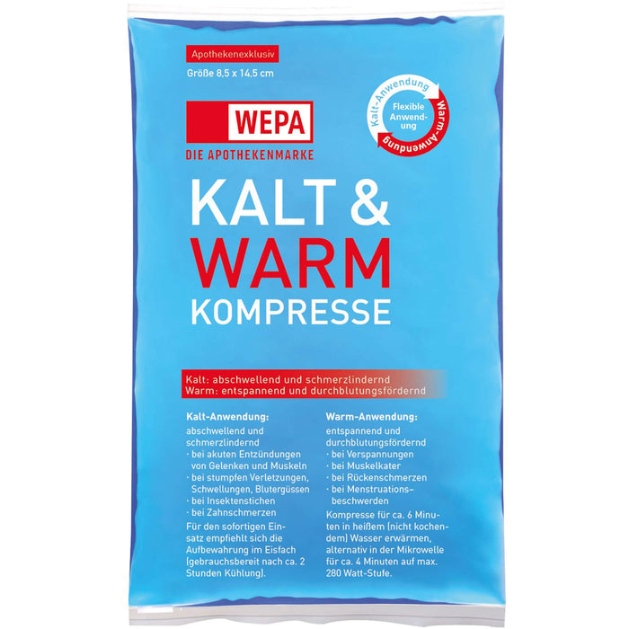 WEPA Kalt + Warm Kompresse 8,5 x 14,5 cm, 1 St. Kompressen