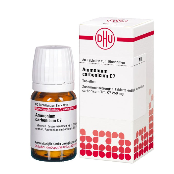 DHU Ammonium carbonicum C7 Tabletten, 80 St. Tabletten