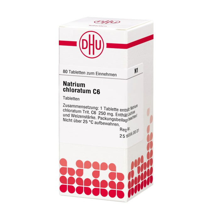 DHU Natrium chloratum C6 Tabletten, 80 St. Tabletten