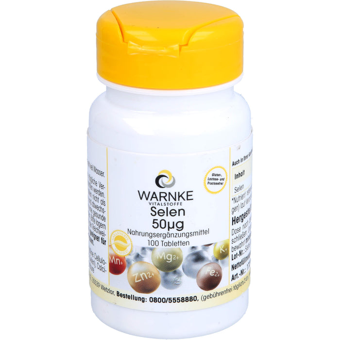 WARNKE Selen 50 µg Tabletten, 100 St. Tabletten