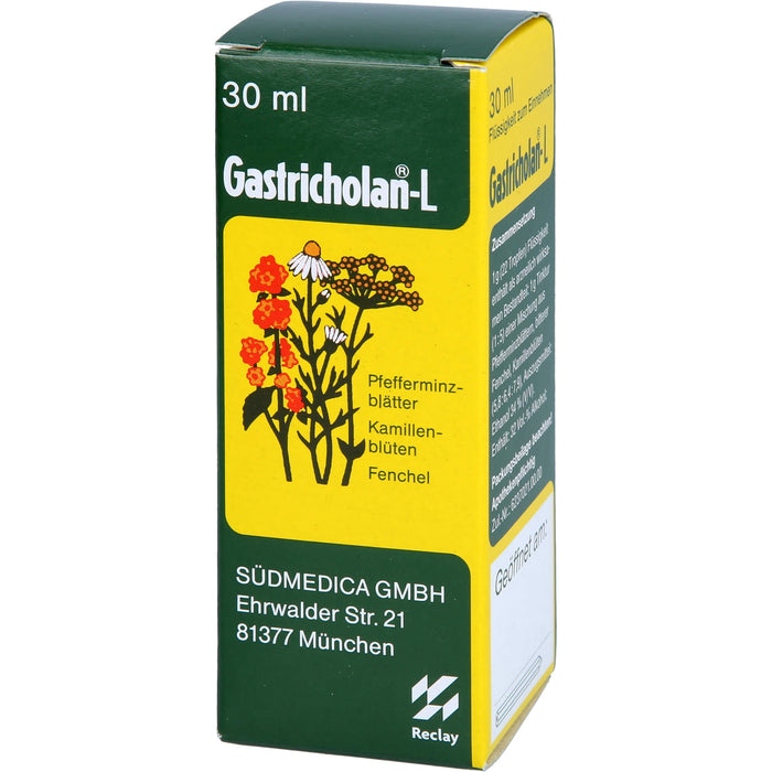 Gastricholan-L Flüssigkeit, 30 ml Solution