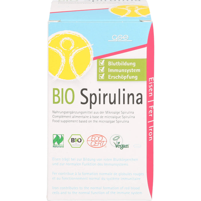 GSE Spirulina 500mg Bio Naturland, 240 St. Tabletten