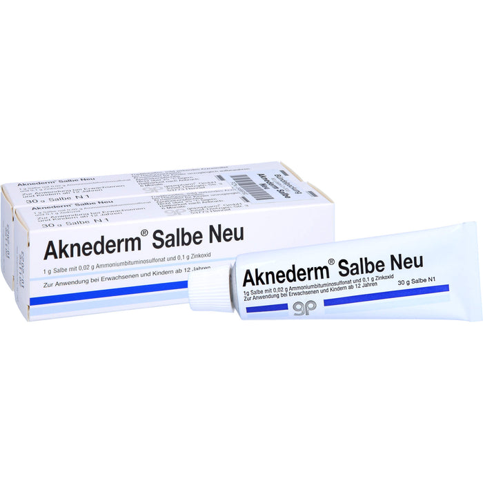 Aknederm Salbe Neu bei Hautunreinheiten, 60 g Ointment