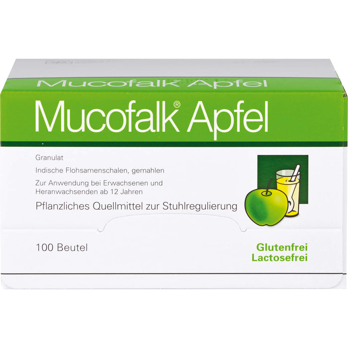 Mucofalk Apfel Granulat Quellmittel zur Stuhlregulierung, 100 St. Beutel