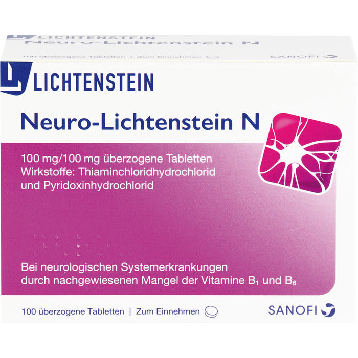 Zentiva Neuro-Lichtenstein N überzogene Tabletten, 100 pc Tablettes