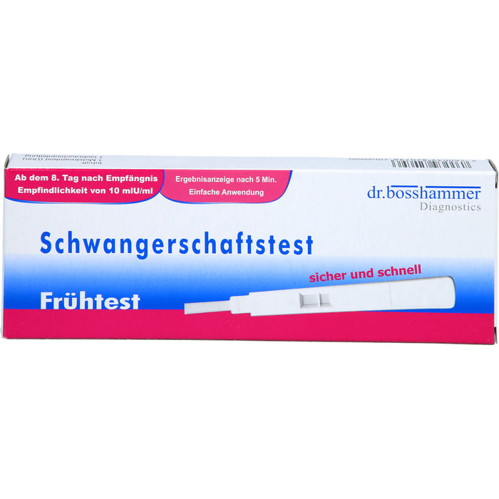 dr.bosshammer Schwangerschaftstest Frühtest, 1 pc Test