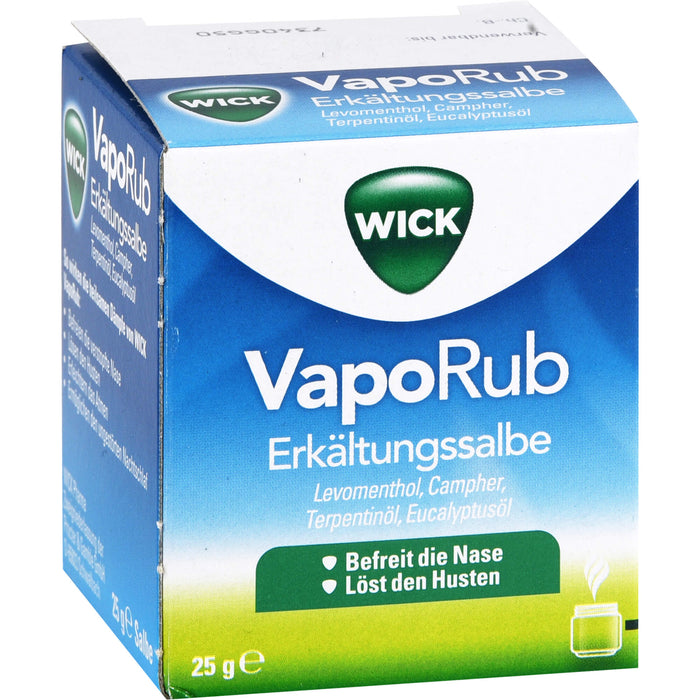 WICK VapoRup Erkältungssalbe, 25 g Salbe