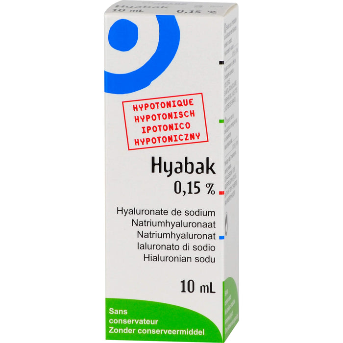 Hyabak, 10 ml Solution