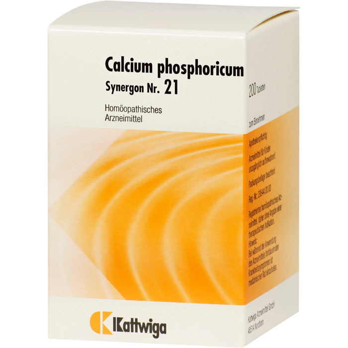 Kattwiga Synergon Nr. 21 Calcium phosphoricum Tabletten, 200 pc Tablettes