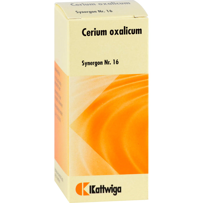 Kattwiga Synergon Nr. 16  Cerium oxalicum Tabletten, 100 pcs. Tablets