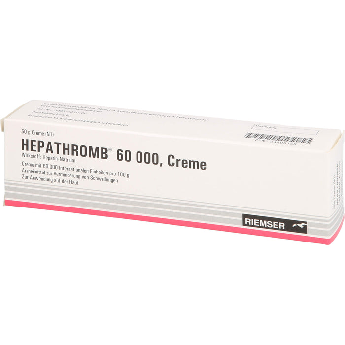 RIEMSER Hepathromb 60000 Creme, 50 g Cream