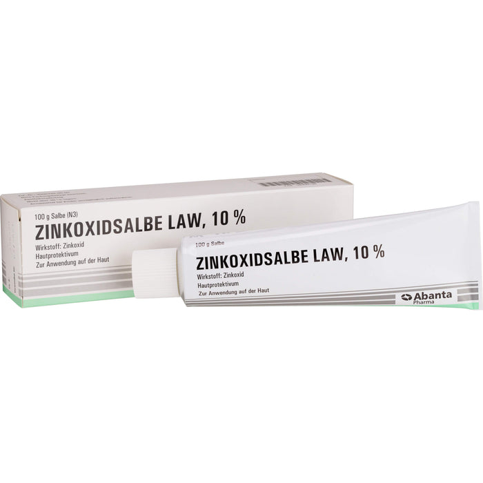 Abanta Pharma Zinkoxidsalbe LAW 10 % Hautprotektivum, 100 g Salbe