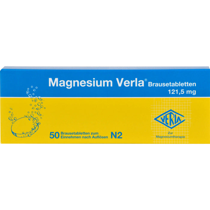 Magnesium Verla 121,5 mg Brausetabletten, 50 pcs. Tablets