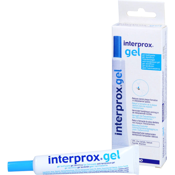 interprox gel verringert die Plaquebildung in den Zahnzwischenräumen, 20 ml Dentifrice