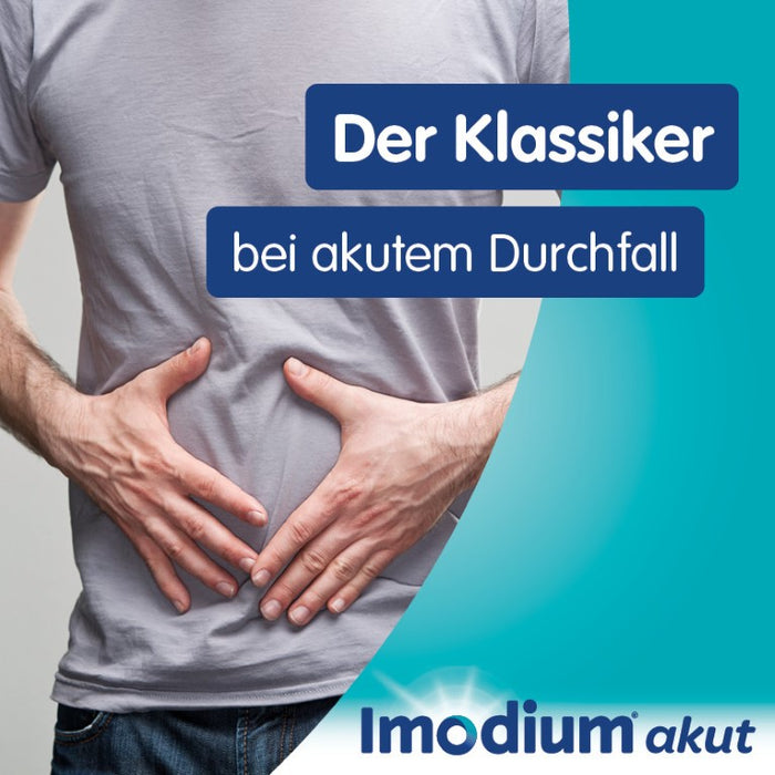 Imodium akut Hartkapseln bei akutem Durchfall, 6 pc Capsules