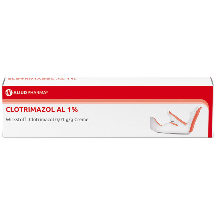 Clotrimazol AL 1 % Creme bei Pilzinfektionen, 50 g Creme