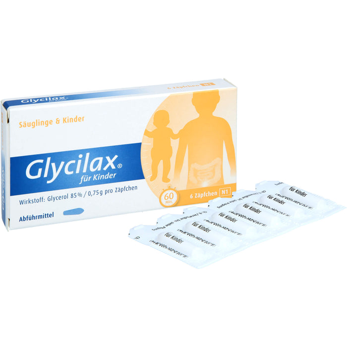 Glycilax für Kinder Abführmittel Zäpfchen, 5 pcs. Suppositories