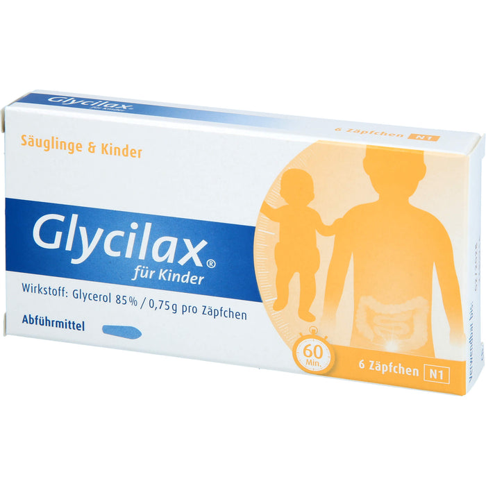 Glycilax für Kinder Abführmittel Zäpfchen, 5 pc Suppositoires