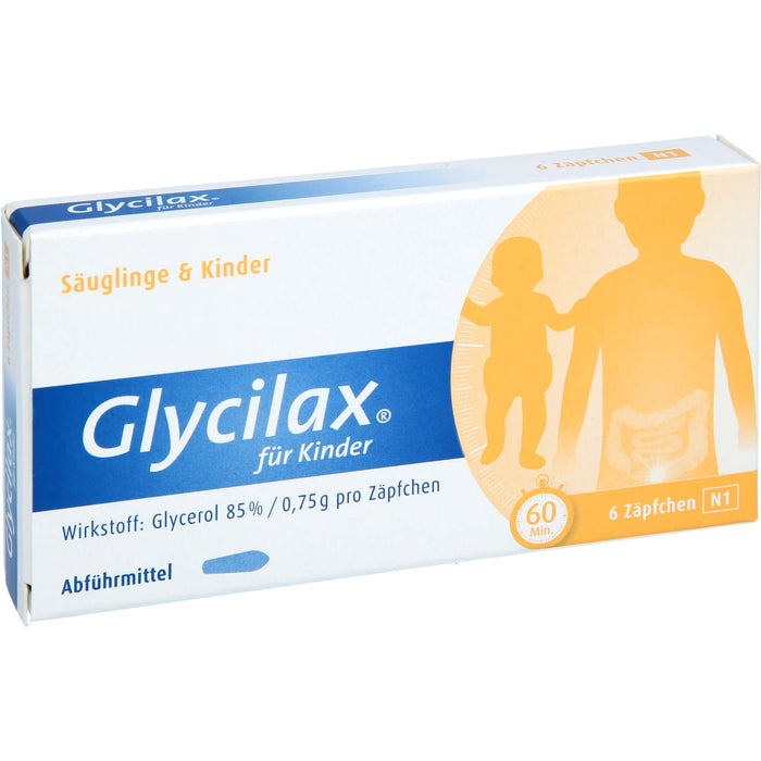 Glycilax für Kinder Abführmittel Zäpfchen, 5 pc Suppositoires