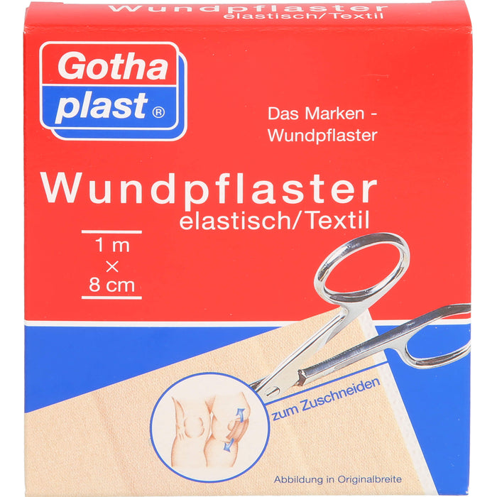 Gothaplast elastische Wundpflaster 1 m x 8 cm, 1 pcs. Patch