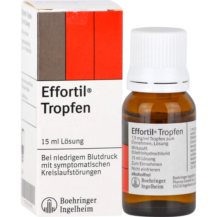 Effortil Tropfen 7,5 mg/ml kohlpharma, Tropfen zum Einnehmen, Lösung, 15 ml Solution