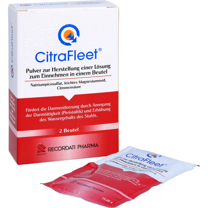 CitraFleet Beutel fördert die Darmentleerung, 2 pc Sachets