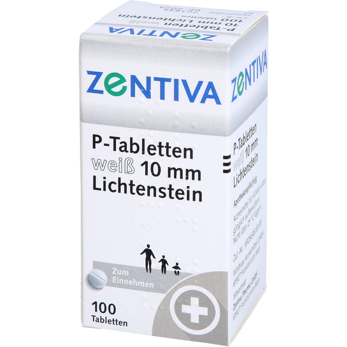 Winthrop P-Tabletten weiß 10 mm Lichtenstein, 100 pc Tablettes