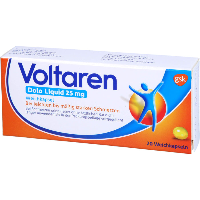 Voltaren Dolo Liquid 25 mg Weichkapseln, 20 St. Kapseln