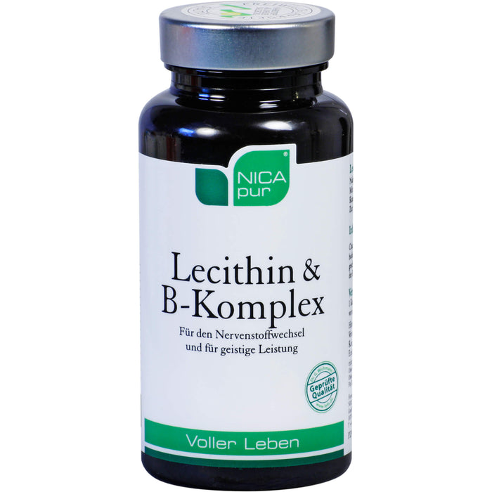 NICApur Lecithin & B-Komplex Kapseln, 60 pcs. Capsules