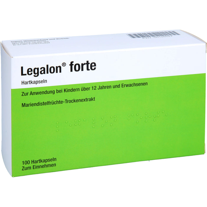 Legalon forte Hartkapseln Reimport axicorp, 100 pcs. Capsules