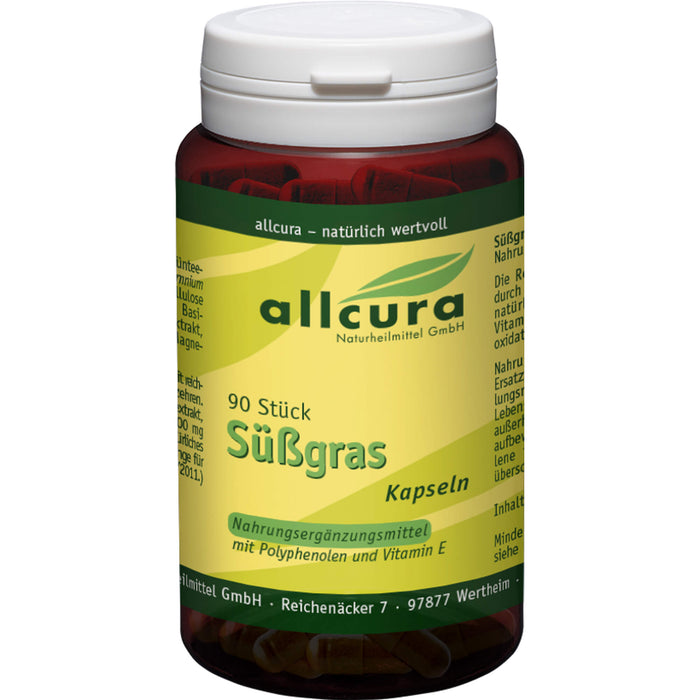 allcura Süßgras-Kapseln, 90 pcs. Capsules