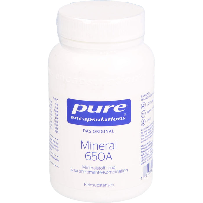 pure encapsulations Mineral 650A Kapseln, 90 pcs. Capsules