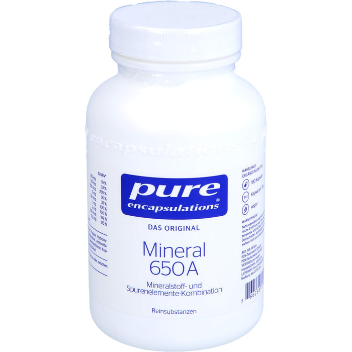 pure encapsulations Mineral 650A  Kapseln, 180 pcs. Capsules