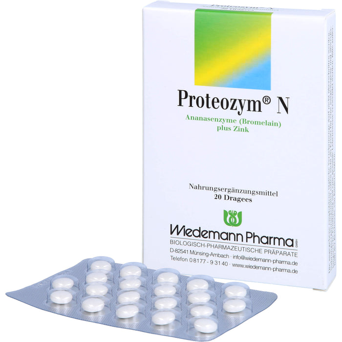 Proteozym N Dragées, 20 pc Tablettes