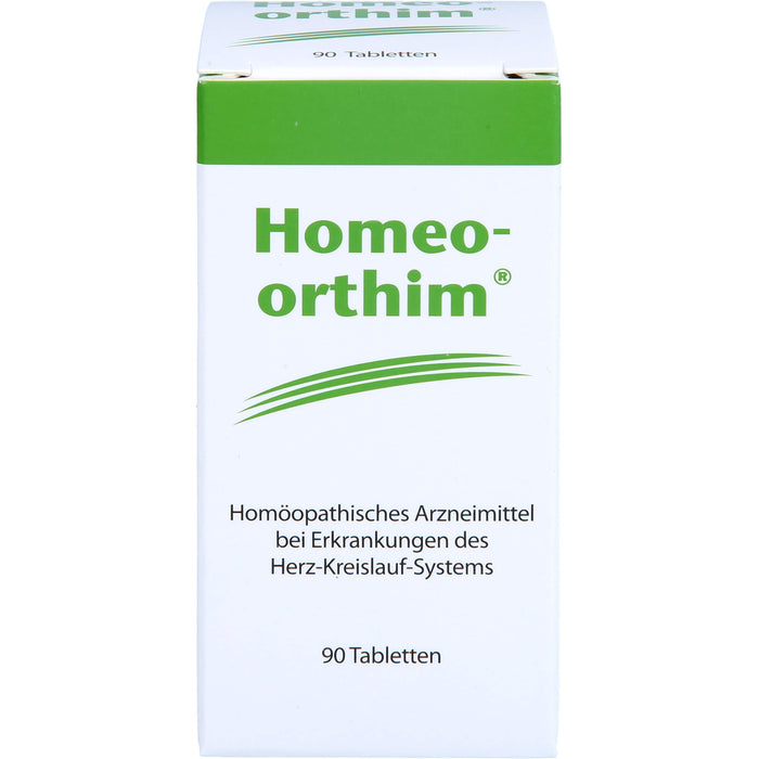 Homeo-orthim Tabletten bei Erkrankungen des Herz-Kreislauf-Systems, 90 pc Tablettes