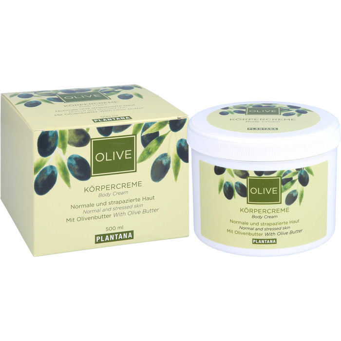 Plantana Olive-Butter Körper-Creme, 500 ml Cream