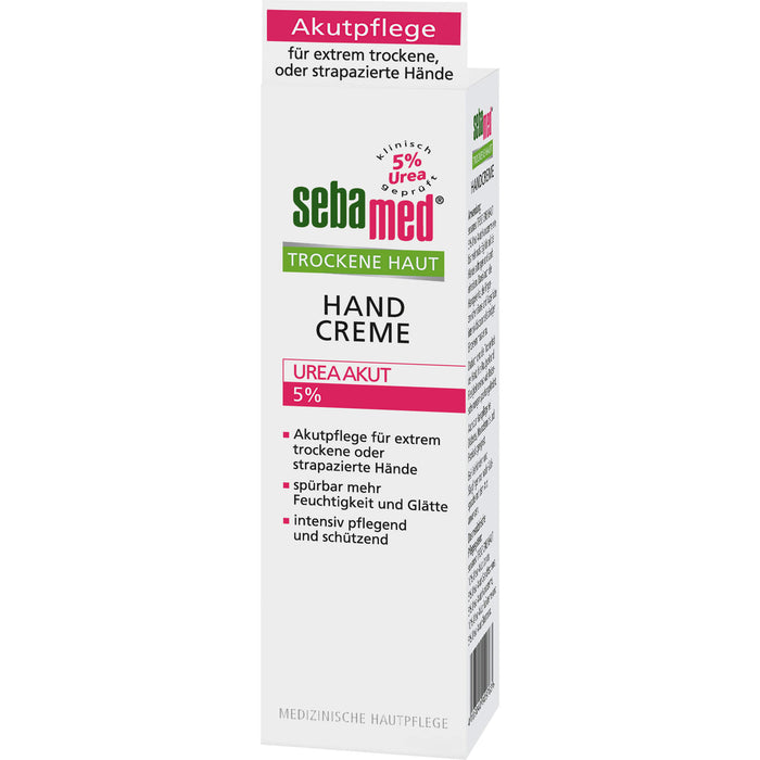 Sebamed 5% Urea Akut Handcreme für trockene Haut, 75 ml Creme