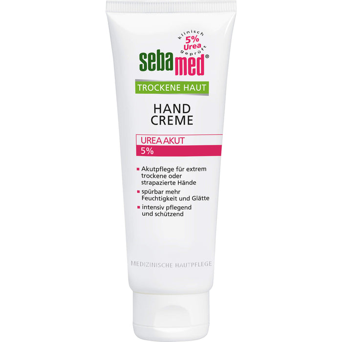 Sebamed 5% Urea Akut Handcreme für trockene Haut, 75 ml Creme