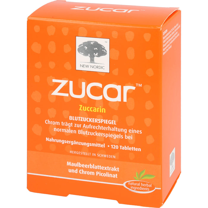 zucar Zuccarin Tabletten, 120 pc Tablettes