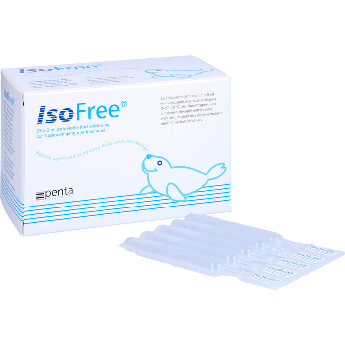 IsoFree, sterile isotonische Kochsalzlösung, 25X5 ml EDP