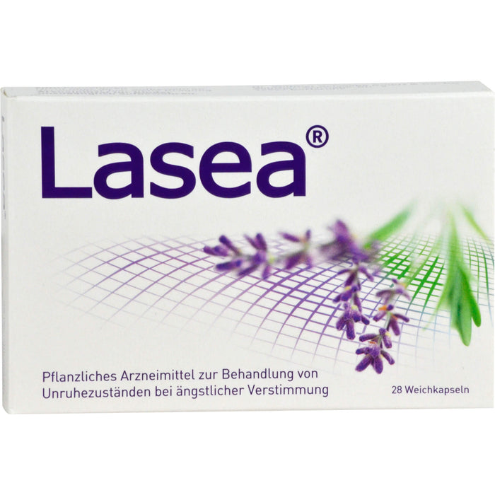 Lasea Weichkapseln gegen Unruhezustände bei ängstlicher Verstimmung, 28 pc Capsules