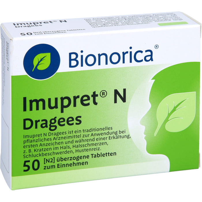 Imupret N Dragees, 50 pcs. Tablets