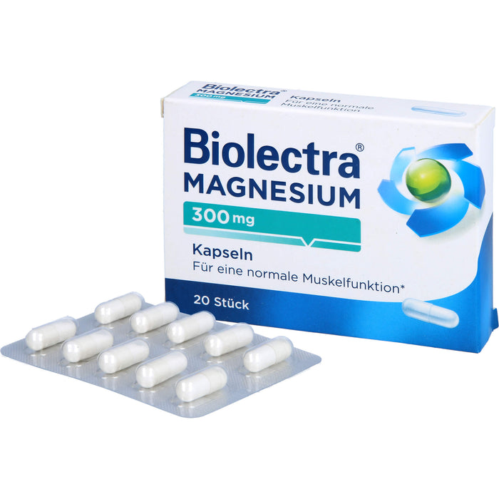 Biolectra Magnesium 300 mg Kapseln, 20 pcs. Capsules