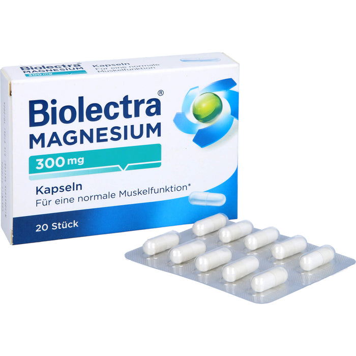 Biolectra Magnesium 300 mg Kapseln, 20 pcs. Capsules