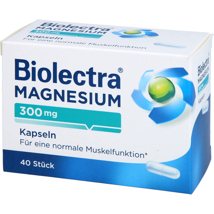 Biolectra Magnesium 300 mg Kapseln, 40 pc Capsules