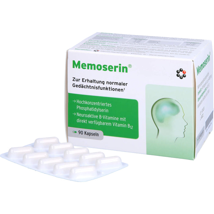 Memoserin Kapseln zur Erhaltung normaler Gedächtnisfunktionen, 90 pc Capsules