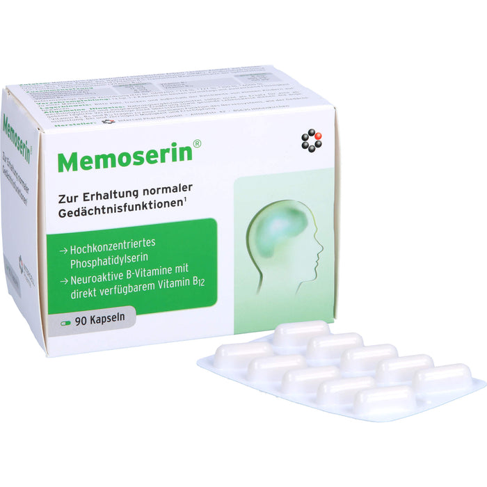 Memoserin Kapseln zur Erhaltung normaler Gedächtnisfunktionen, 90 pc Capsules