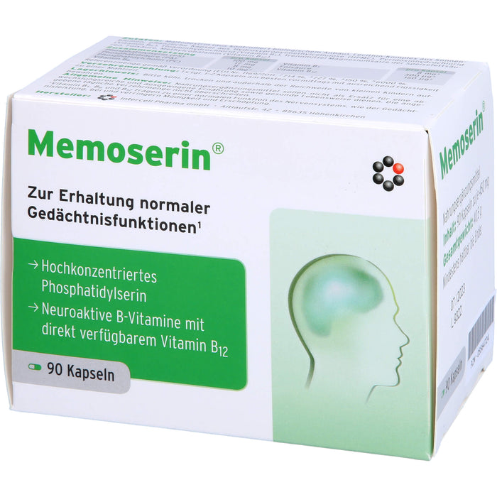 Memoserin Kapseln zur Erhaltung normaler Gedächtnisfunktionen, 90 pc Capsules